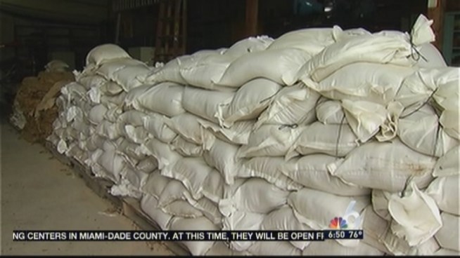 City of Hollywood is helping residents and business owners prepare by handing out free sandbags from 8 a.m. to 5 p.m. Saturday and Sunday.
