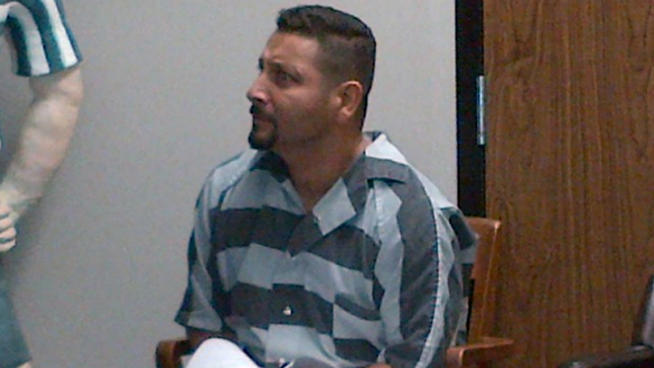The Miramar man charged in the murder of his missing wife entered a not guilty plea during a Thursday morning hearing.
