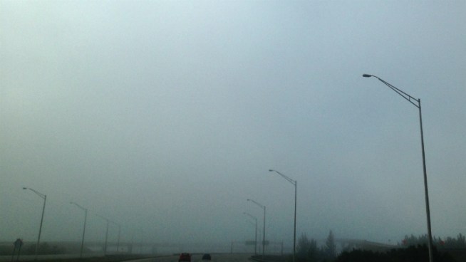 Early fog gives way to afternoon sun...with a chance for showers this afternoon.
