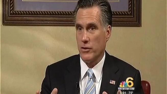 The Republican presidential candidate sat down for an interview with NBC Miami's Jackie Nespral Wednesday, as he campaigned in Miami.