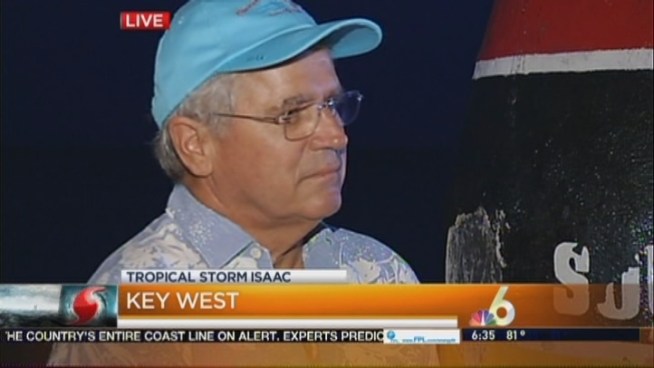 Forecasters say Tropical Storm Isaac is not expected to become a hurricane as it passes by Key West. Mayor Craig Cates talks to NBC 6 about plans for the storm.