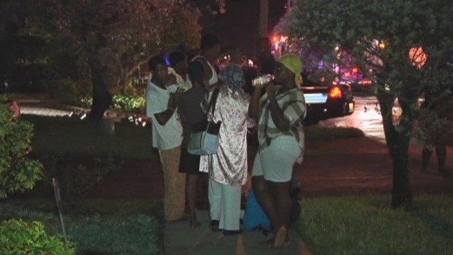 A family of nine was displaced from their Lauderhill home Friday morning following a fire in their garage.