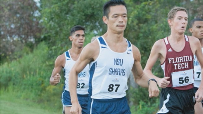 When Long Tran is not serving his country as a member of Fort Lauderdale's 724th Military Police Battalion, he's working long hours as a grad student at Nova Southeastern University – and logging 70-90 miles a week for its cross-country and track squads. Coach Bryan Hagopian spoke about what Long brings to his teams.