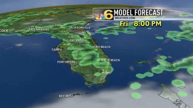Weather weather pattern in place, weekend not looking so nice.