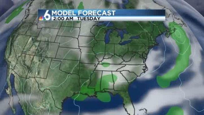 Cold front sweeps through area, cooler pattern settles in and sticks around.