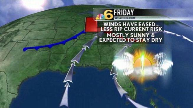 A nice start to the day, with highs in the lower 80s. Jennifer Reeves has the forecast.