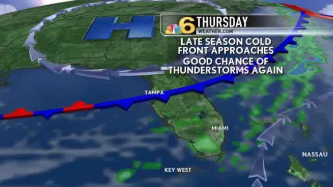 Hit or miss thunderstorms are expected Wednesday afternoon.  Meteorologist Shiri Spear has the local forecast.