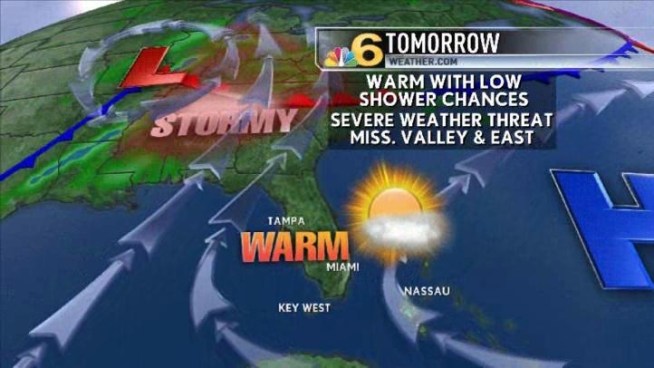 Another warm, partly sunny and mainly dry day.  Meteorologist Shiri Spear has the local forecast.