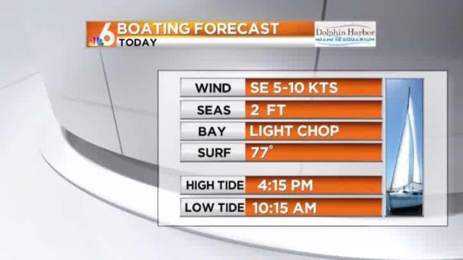 Expect another warm day in the low 80s with an isolated shower.