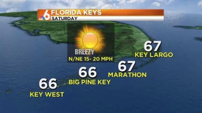 After a cold night, expect a sunny, dry and cool day in the middle 60s.