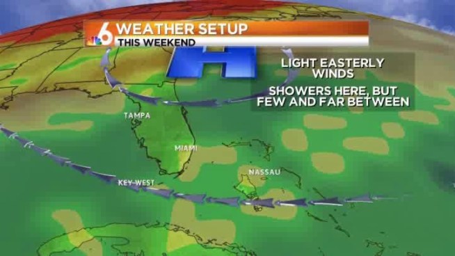 A sunny start with a slight chance of showers later today