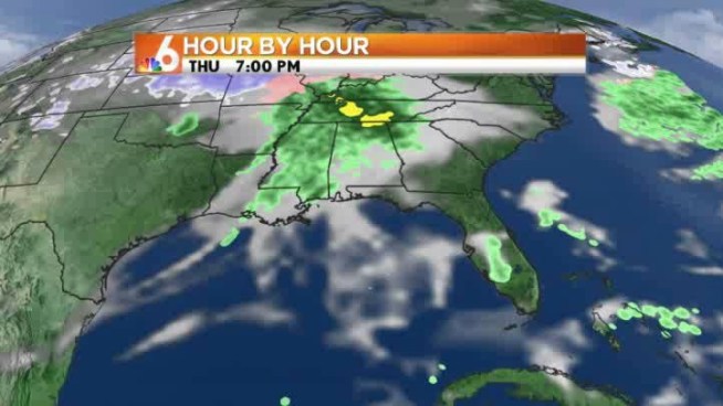 Mostly sunny skies, 81 today. Warm pattern carries into the weekend as breeze ramps up.