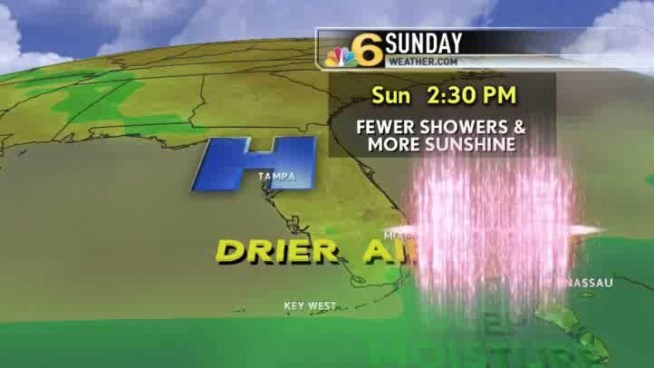 Afternoon storms possible today