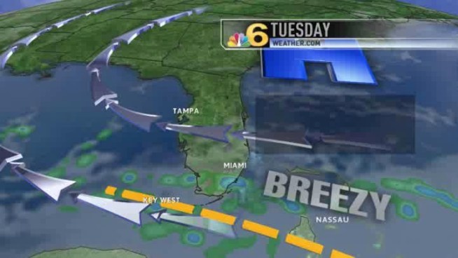 Increasing clouds and chance of rain Tuesday.  Heavy rain is possible late today.  Meteorologist Shiri Spear has the local forecast.