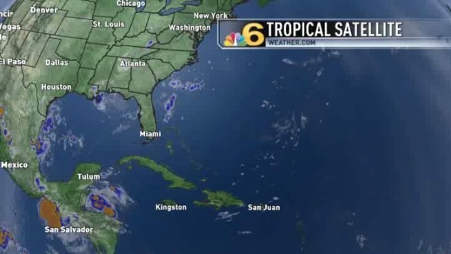 Partly cloudy and warm, a few storms this afternoon