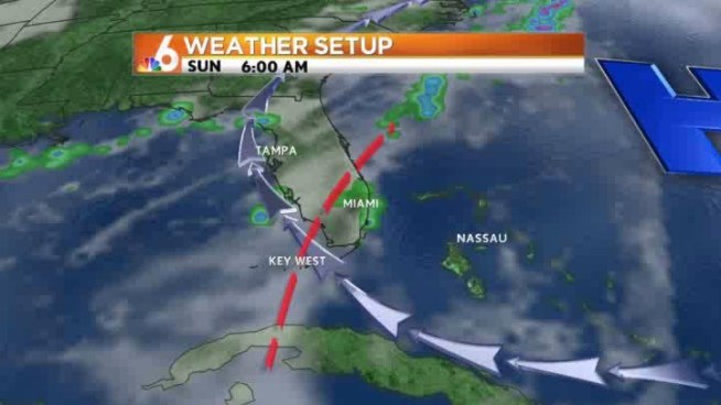 Showers and storms expected later today