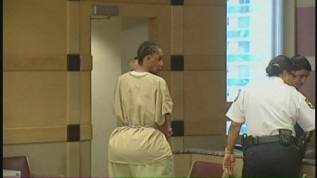A Broward judge reduced Oneal Morris' bond from $150,000 to $25,000 Wednesday. She walked in and took her seat in this excerpt of her court appearance.