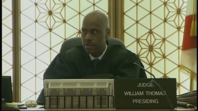 Miami-Dade Circuit Judge William Thomas declared a mistrial in the Joel G. Lebron rape and murder case Thursday after Miami Beach Police Det. Larry Marrero made an inadvertent comment on the witness stand. Defense attorney Jeff Fink and prosecutor Reid Rubin discussed the development.