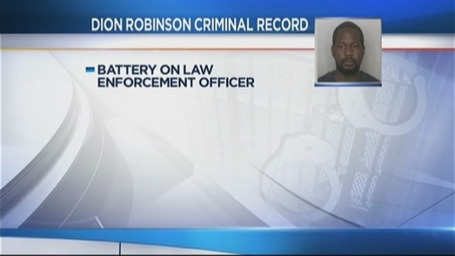 Dion Robinson faces a charge of assault on an elected official after the incident during a game in West Park, the Broward Sheriff's Office said. BSO spokeswoman Veda Coleman-Wright and West Miramar Patriots coach Alex Chisholm spoke about the incident.