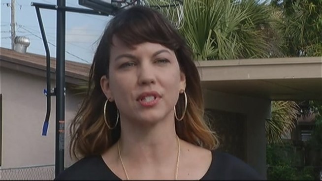 One man was hospitalized and a suspect was caught after a shooting and break-in in Deerfield Beach. BSO spokeswoman Dani Moschella and witness Jannie Morris comment.