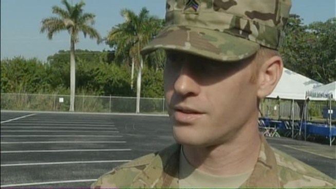 Soldiers from the Homestead-based 930th Digital Liaison Detachment unit are deploying to Afghanistan in support of Operation Enduring Freedom. Sgt. Matthew Evans, Sgt. 1st Class Jason St. Onge, his wife Viviane, and another wife of a soldier, Angela Shuman, spoke about the deployment.