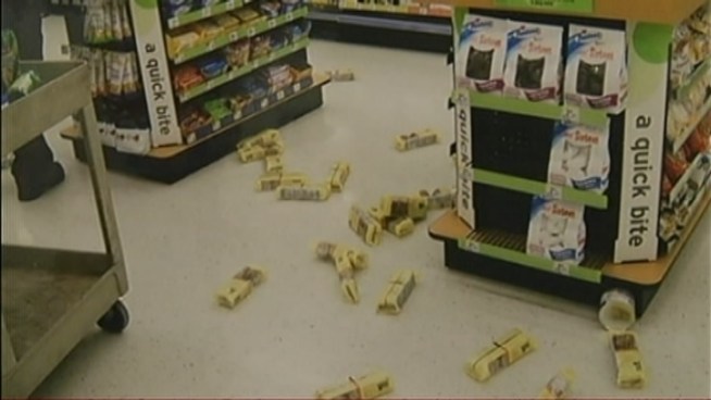 North Miami Beach Police are investigating after a group of high school students who walked out of school in protest of the Trayvon Martin shooting were caught on video ransacking a drug store last week.