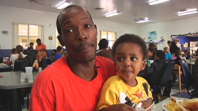 Alberto Carvalho served up a hot holiday meal for the homeless and their families at the Chapman Partnership. Single father Anton Hendricks said he was very grateful for the meal and the Christmas spirit his son got from it. Alfredo Brown, the deputy director of the Chapman Partnership, said Carvalho comes to spend quality time with children at the event every year.