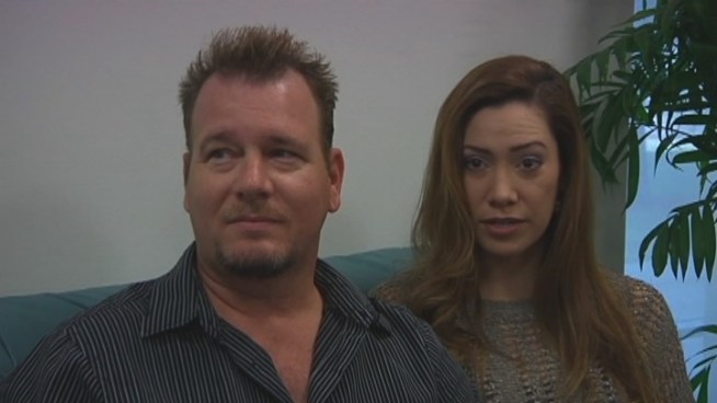 Michael Lynch and Danielle Brabham will be saying their wedding vows on Valentine's Day at the top of the landmark New York building. They told NBC 6 about their coming nuptials.
