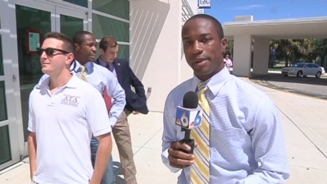 One fraternity at Florida Atlantic University has a plan to help fight juvenile diabetes. Delta Tau Delta member Eric Marmer explains the fraternity's idea of selling spots in an iPhone 5 line to raise money for the Juvenile Diabetes Research Foundation.