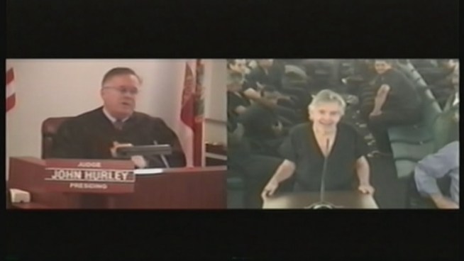 An elderly Hollywood man was arrested for domestic battery after an argument over the 2012 election led to him to strike his wife after yelling at her 