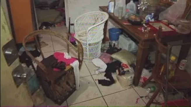 Renee Marie Garcia on Friday denied police allegations that her husband hit their daughter and solicited men to have sex with her. They were arrested after their children were found living in filth. Garcia, her husband Gabriel DeJesus Orellana and Miami-Dade Circuit Judge Rosa Figarola spoke in court.