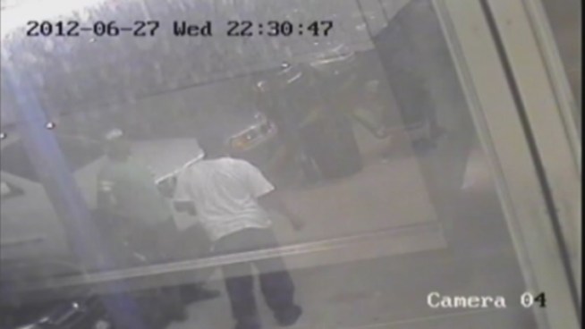 Lauderhill Police released surveillance video showing a gunman opening fire on a man at a strip mall. The victim, 27-year-old Conrad Luke, died on the scene of multiple gunshot wounds on Wednesday night of last week. Detective Sgt. David Hennessy described the shooting.