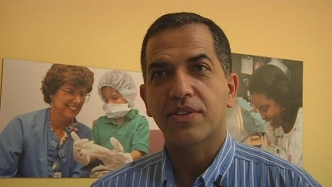 Danny Sarmiento, Paul Berman and Dr. Ziad Khatib talk to NBC 6 about cancer in children after they spent the day at Miami Children's Museum.