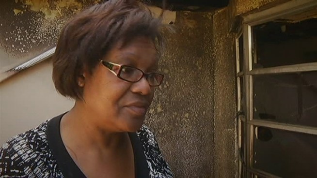 A fire destroyed the interior of a Pembroke Pines house and claimed the life of a pet pit bull Wednesday. Joan Morales says the pet dog she lost was 