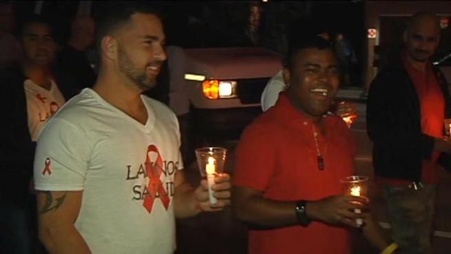 Hundreds packed Wilton Drive in Fort Lauderdale on World AIDS Day to spread awareness of a disease that is still taking too many lives.