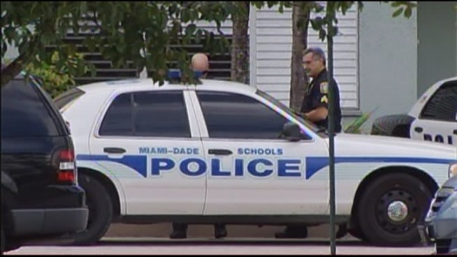 Miami-Dade Fire Rescue officials said the 18-year-old was airlifted from Barbara Goleman Senior High at 14100 Northwest 89th Avenue to Jackson Memorial Hospital. He was stabbed in the stomach, school police said.
