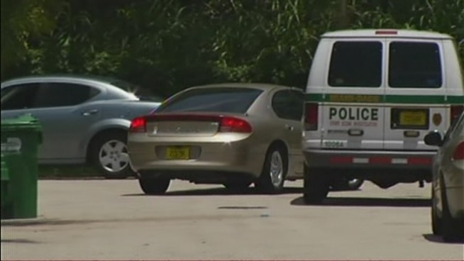 Police were at the West Miami-Dade home Friday of Jose Rojas, who is accused of murdering two people inside a Coral Gables office building last week. Five detective vehicles and a squad car were at the house. Rojas remains behind bars on no bond before his arraignment.