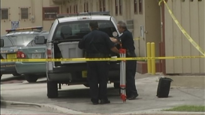 Police said they shot a suspect who struck an officer with his vehicle in Hialeah Monday morning. Witness Jorge Dominguez and police spokesman Eddie Rodriguez discuss the incident.