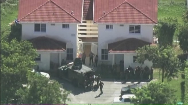 Gregory Wright, 25, barricaded himself in a home in Homestead before shooting himself, police said. Miami-Dade Police spokeswoman Rosanna Cordero-Stutz, spokesman Det. Alvaro Zabaleta and Wright's mother, Mary Jane Parks, spoke to reporters.