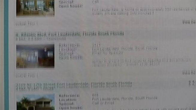A Fort Lauderdale neighborhood looks like picture-perfect just steps from the beach and rental homes for well-heeled visitors, but there is a scam.