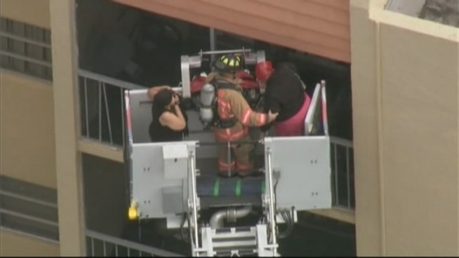 Firefighters said the concrete walls turned the fifth-floor hallway into a chimney. Corey Doe, who escaped the flames on the fifth floor, remembered what was going through his mind as he ran down five flights of stairs with his family.