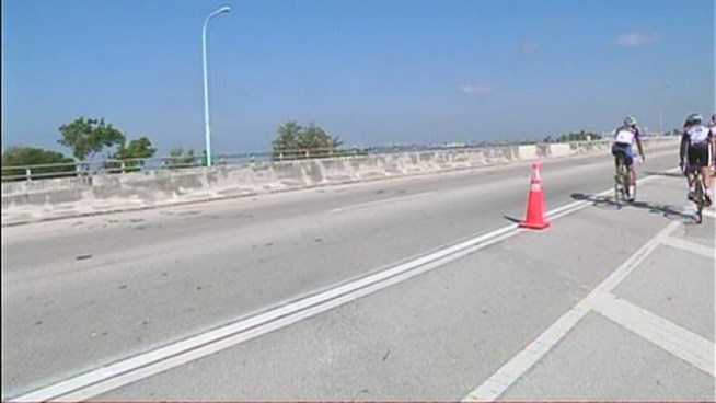 Xavier Carville hopes things will be different on the Rickenbacker Causeway after Wednesday.Carville is a professional cyclist training for a competition in Stuart. He spends six to seven hours a day riding the causeway. Project contractor, Jackie Bermudez, talks about improvements to the bike lanes.