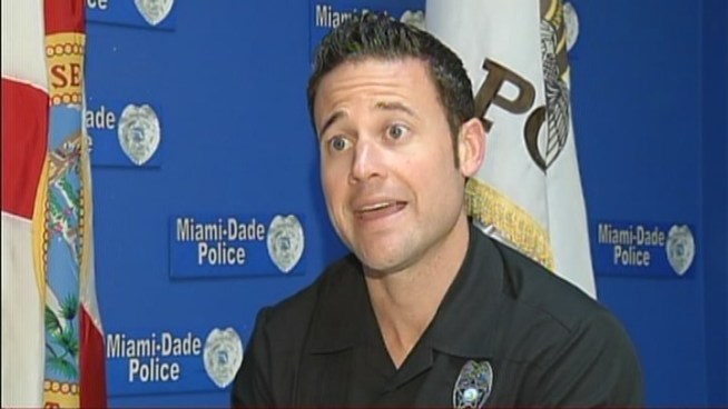 The incident happened around 11:15 p.m. Tuesday as detectives with the Robbery Intervention Detail were conducting surveillance in the 1400 block of Northwest 113th Street, Miami-Dade Police said. Det. Javier Baez discussed the case.