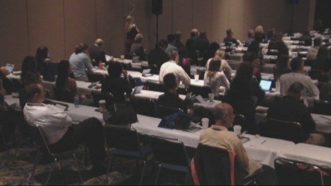 About 300 people came together in Tampa for Floridas first-ever distracted driving summit on Wednesday. Kristin Murphy was one of them. She shared her grief about the loss of her daughter, who was killed by a distracted driver. U.S. Transportation Secretary Ray LaHood also attended the summit.
