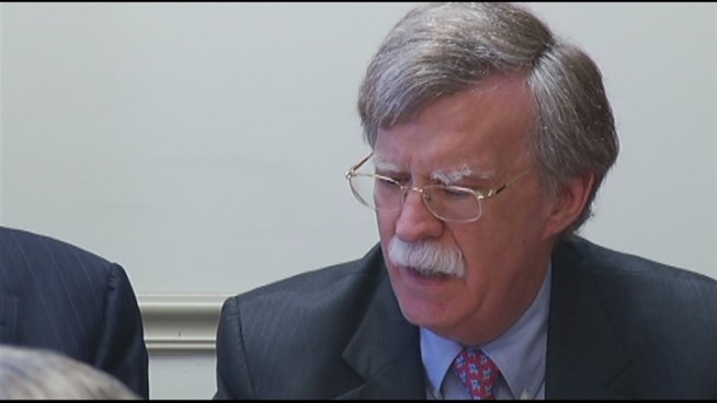 The former U.S. ambassador to the United Nations came to South Florida Thursday with a warning: beware of the dangerous alliance between the Castro regime, Venezuela's Hugo Chavez and Iranian President Mahmoud Ahmadinejad.