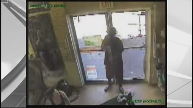 Two men forced a pregnant woman, a man holding an infant and other customers onto the floor of the Value Pawn in Pompano Beach on Oct. 27, the Broward Sheriff's Office said. BSO spokeswoman Dani Moschella spoke about the incident.