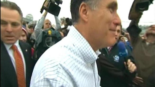 Presumptive Republican presidential nominee Mitt Romney is in metro Miami for two events Wednesday evening, after he endorsed Congressman Connie Mack IV in Florida?s U.S. Senate race earlier in the day. Romney spoke about Connie Mack.