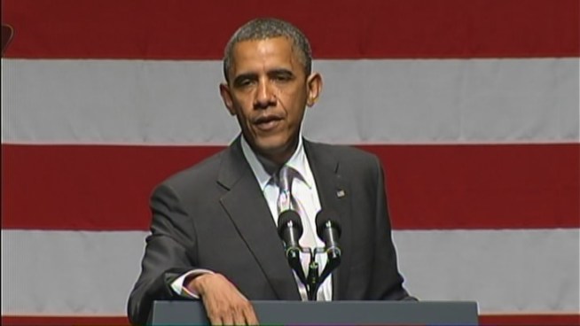President Barack Obama told a crowd of supporters in Miami Beach that 2012 is going to be a close election, but they can decide whether to keep intact changes he has put in place in healthcare and immigration.