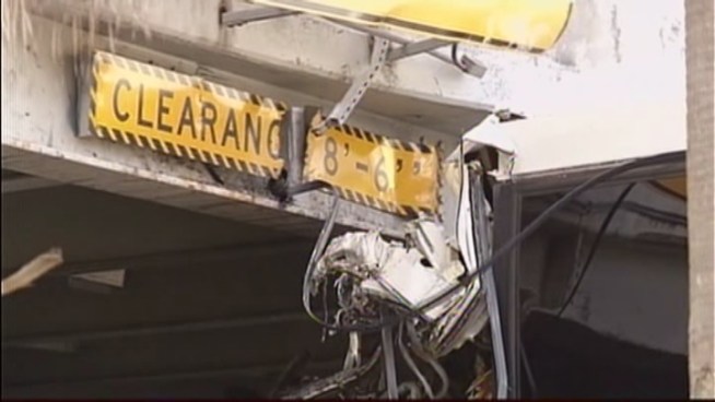 The driver of the bus that crashed into an overpass at Miami International Airport over the weekend was told not to go that way, survivors Maria Sanjines and Luis Jimenez said. Meantime, Violeta Cornejo was counting her blessings after she didn't make the trip. 