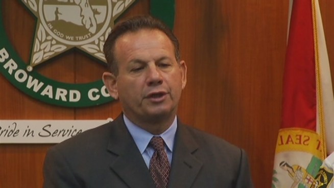 Broward Sheriff Al Lamberti met with the man elected to take his position in January to dismiss rumors that the pair was not working together during the transition of power. He told NBC 6 South Florida that the pair started discussions during the first week in November.